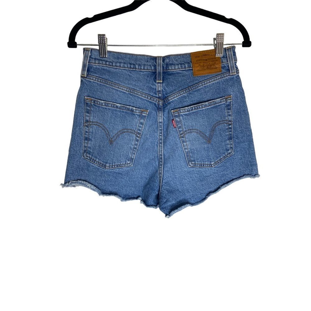 Levi’s Ribcage Denim High Rise Cut Off Shorts-sz 29 - Picture 5 of 11